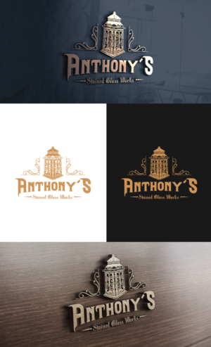 Logo Design by GLDesigns for Anthony's Stained Glass Works | Design: #23079884