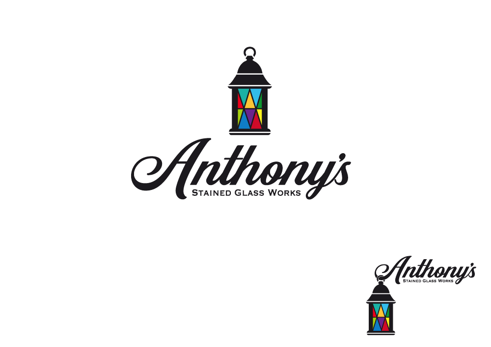 Logo Design by Nigel B for Anthony's Stained Glass Works | Design #23087406