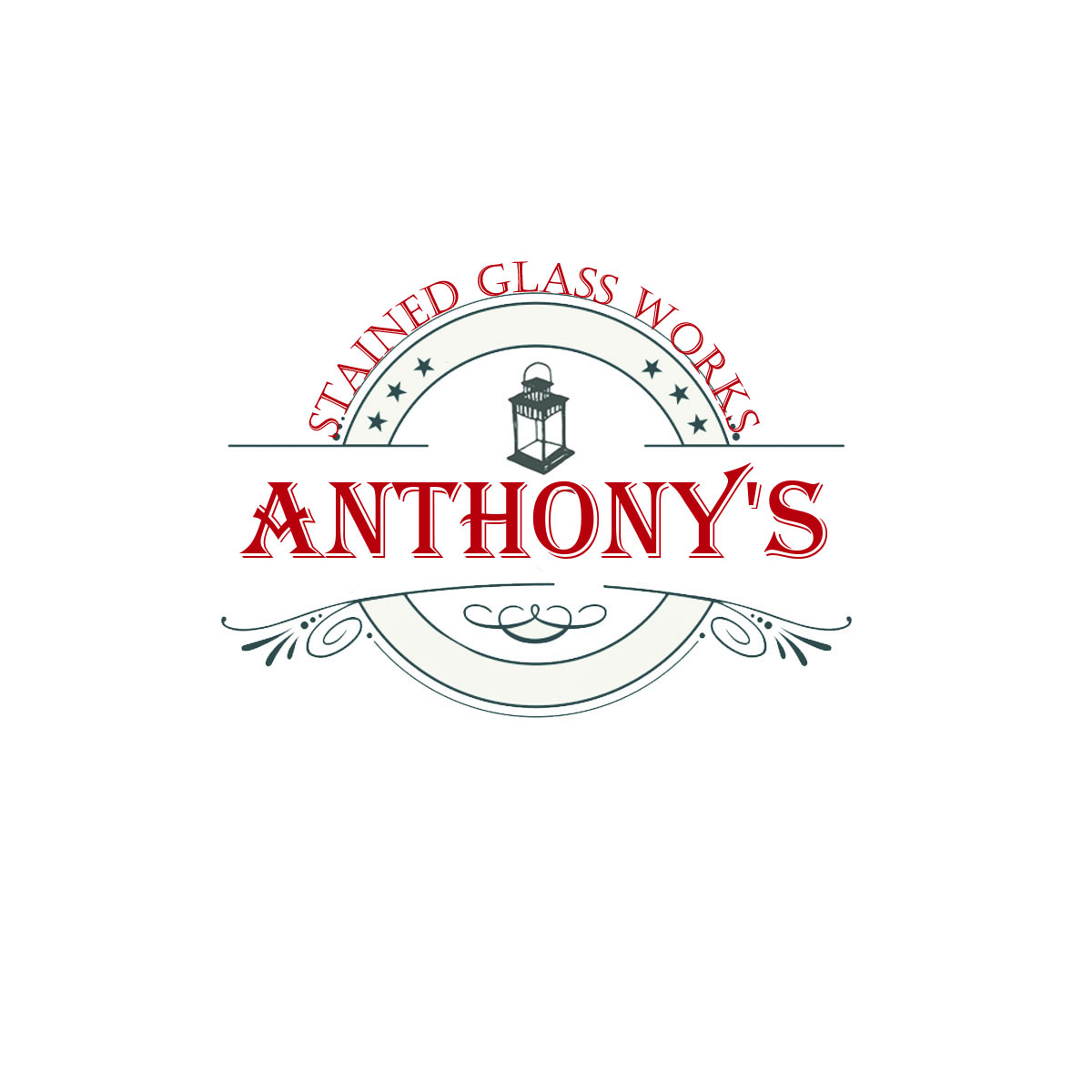 Logo Design by numzee 2 for Anthony's Stained Glass Works | Design #23080409