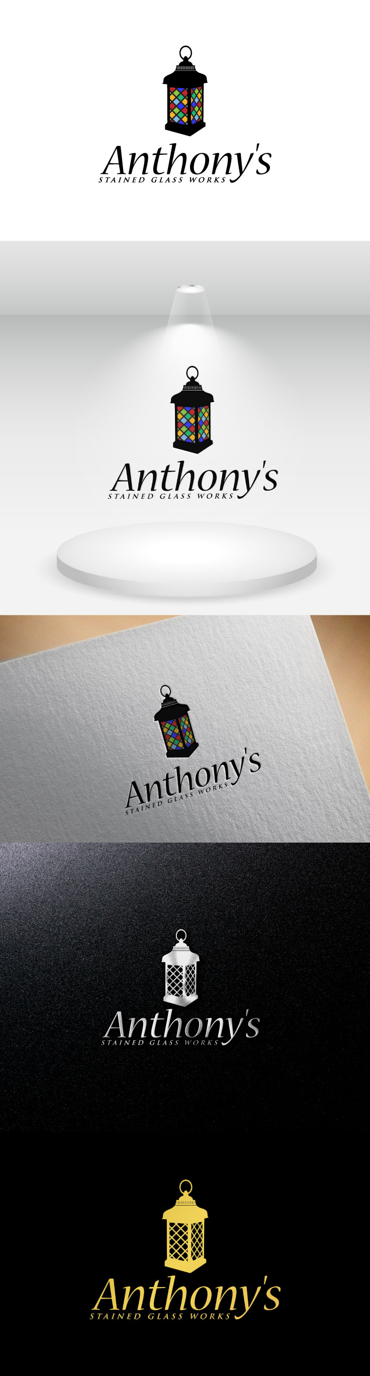 Design de Logo par Artraj0196 pour Anthony's Stained Glass Works | Design #23095470