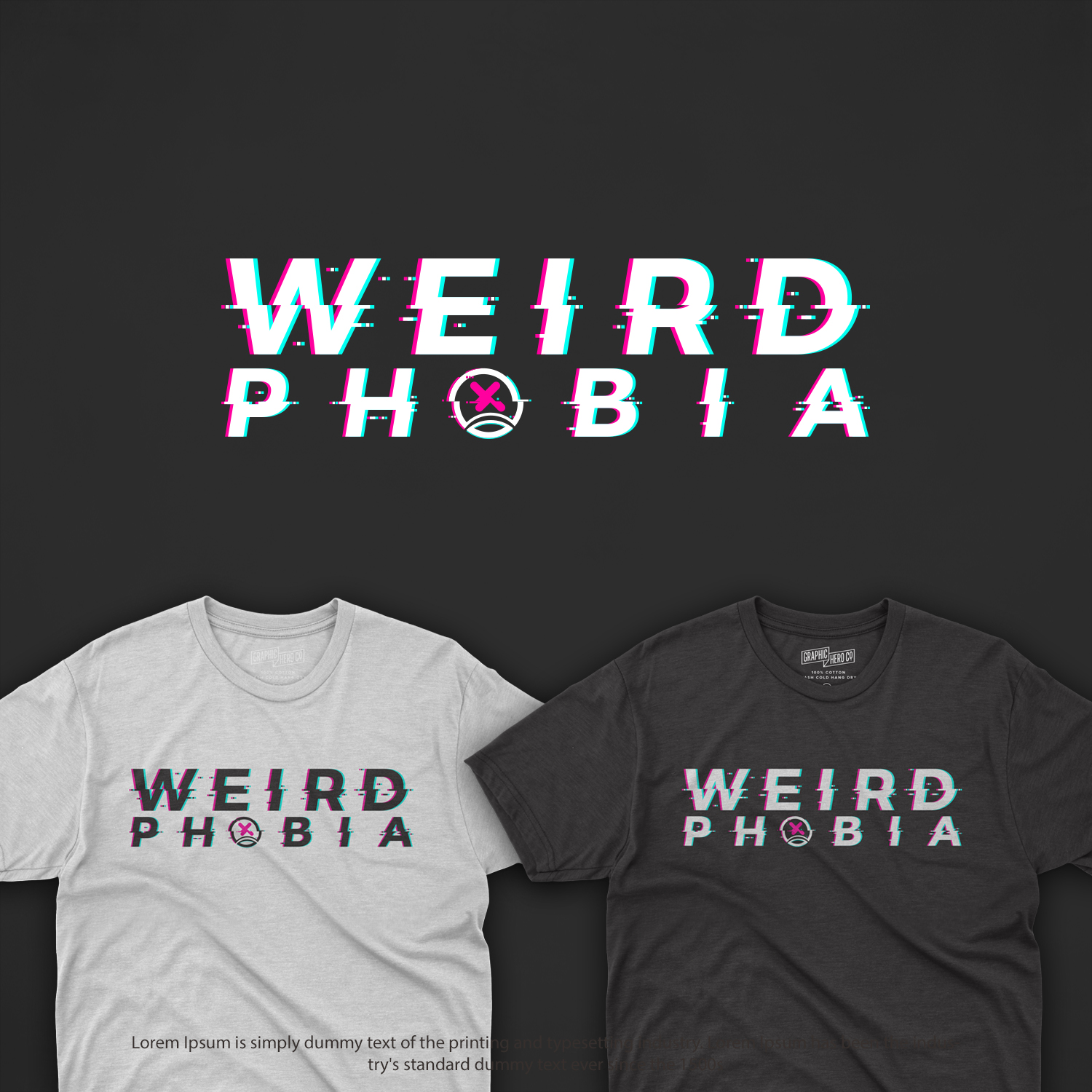 T-shirt Design by Design Verse for Weird Phobia | Design: #23087512