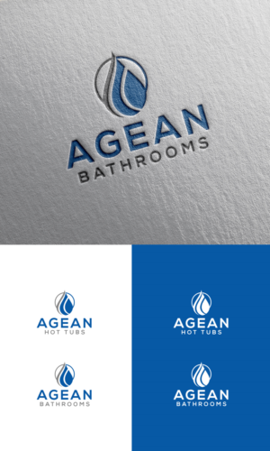 Agean, Agean Hot Tubs, Agean Bathrooms | Logo Design by logo_s