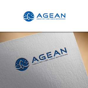 Agean, Agean Hot Tubs, Agean Bathrooms | Diseño de Logo por sushsharma99