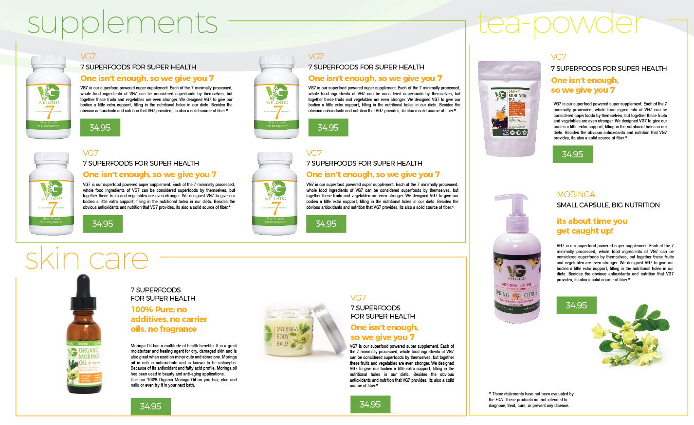 Flyer Design by Sarina.dsg for VG Wellness LLC | Design #23086439