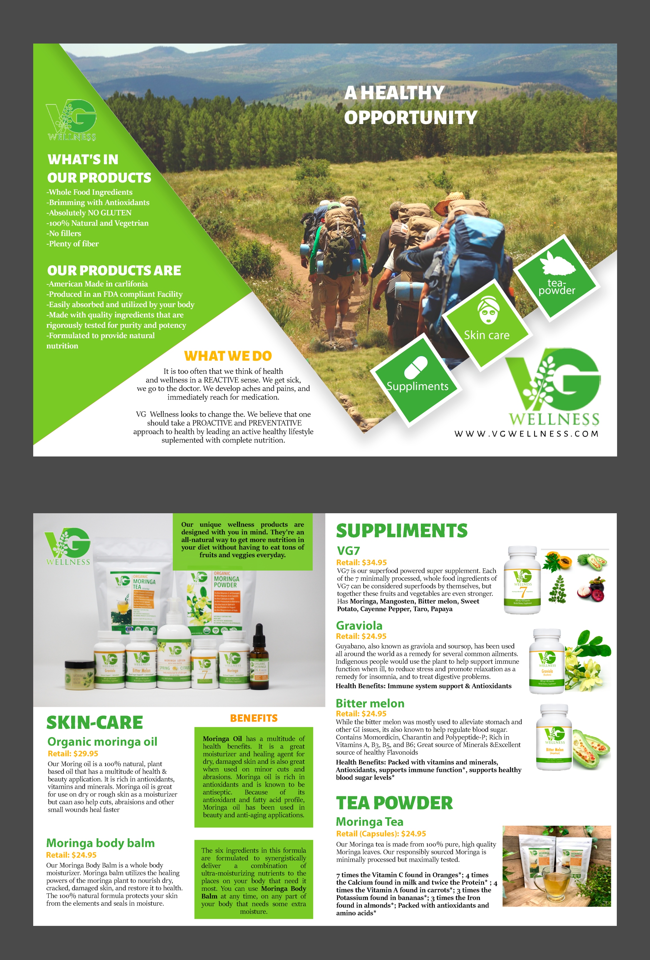 Flyer Design by AnneWanjiku for VG Wellness LLC | Design #23084602