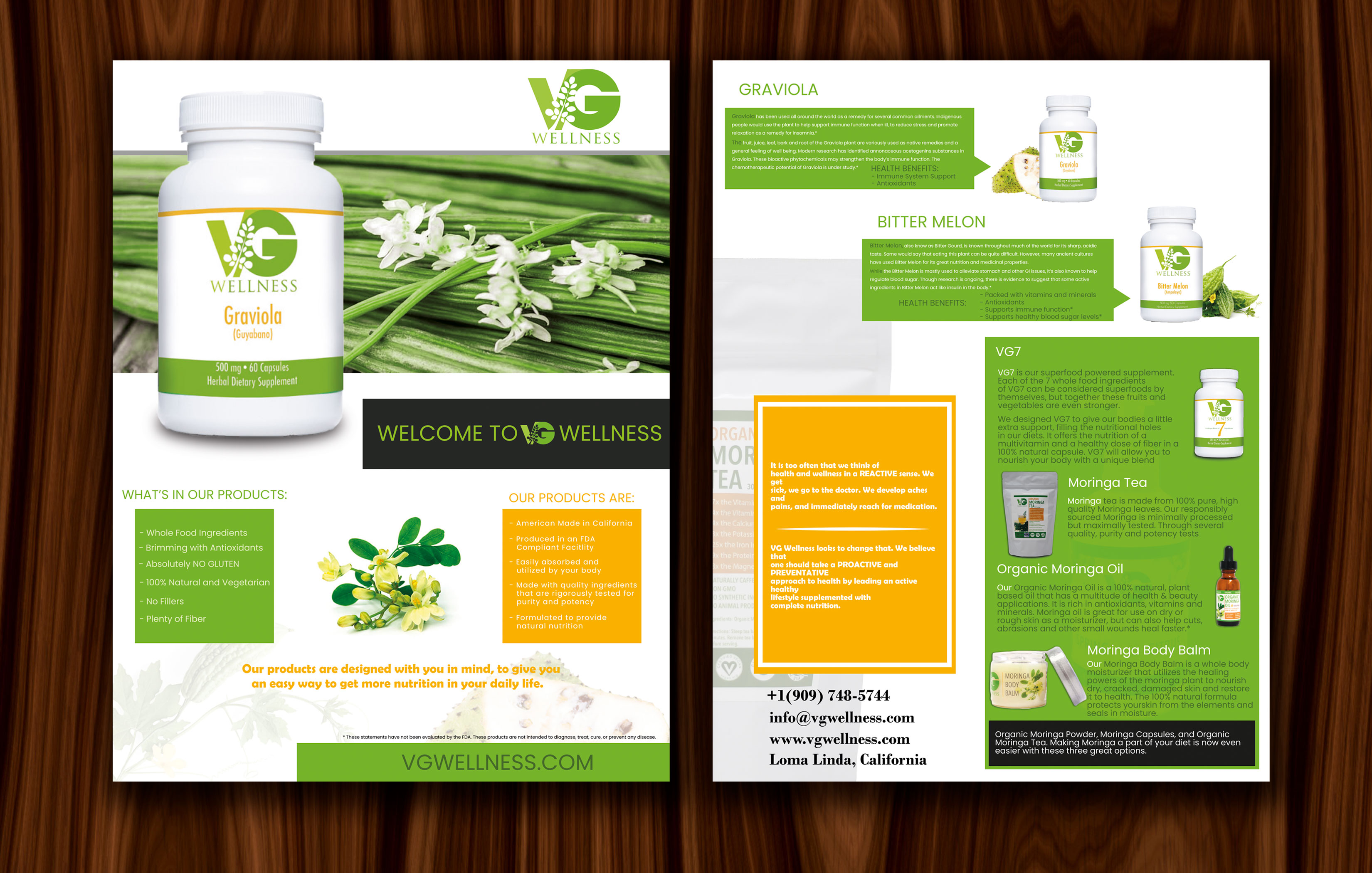 Design de Flyer par MAHESH101 pour VG Wellness LLC | Design #23086385