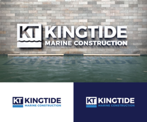 King Tide Marine Construction | Logo Design by Md Shehidul Islam Rimon
