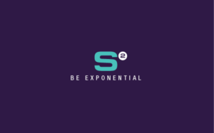 s^2 (this is an exponent, don't include the ^), with tagline "Be exponential"  | Logo Design by -AbsolutMudd-