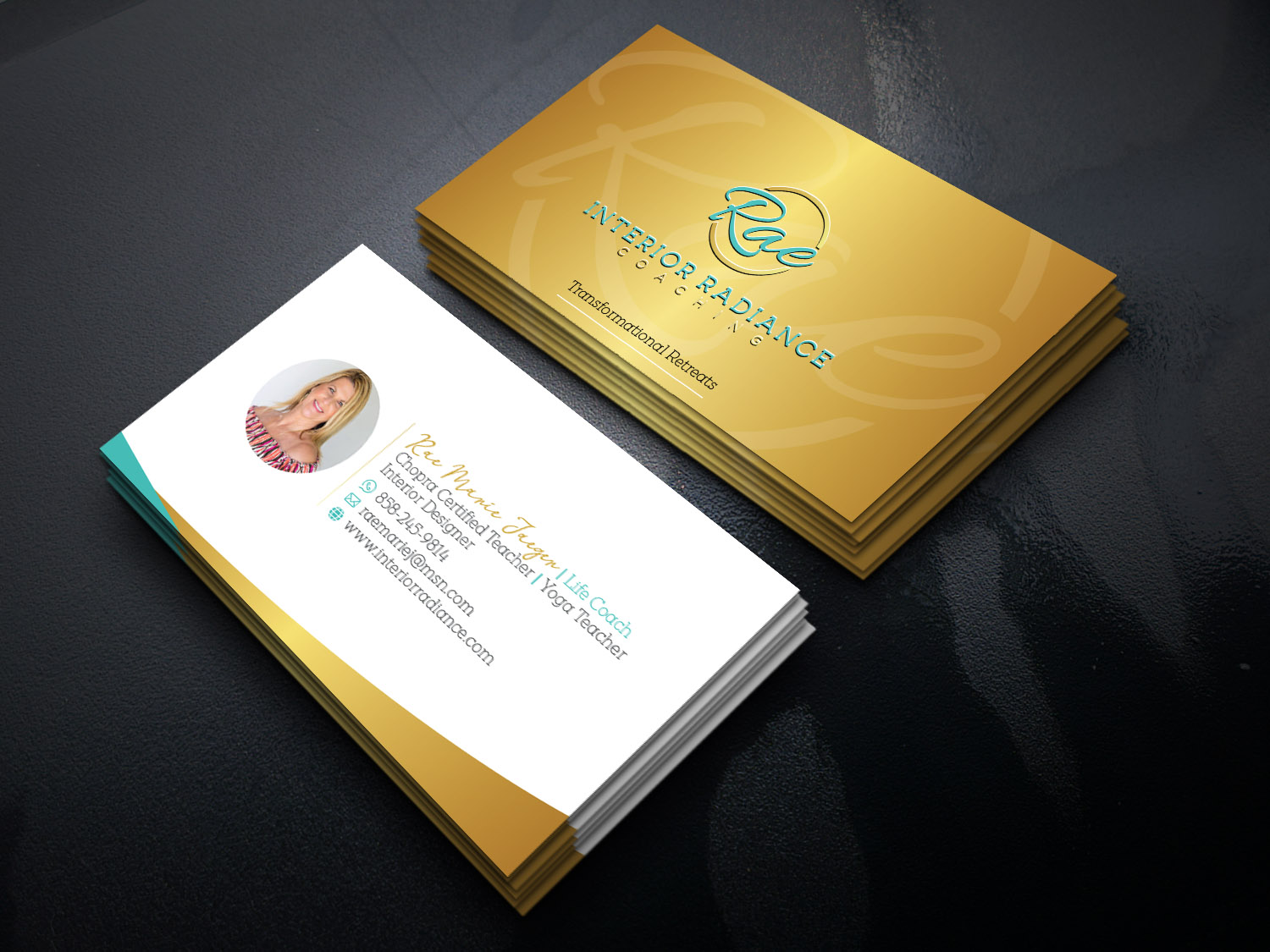 Business Card Design by Verified artistry (Design garden) for Interior Radiance  | Design #23090436