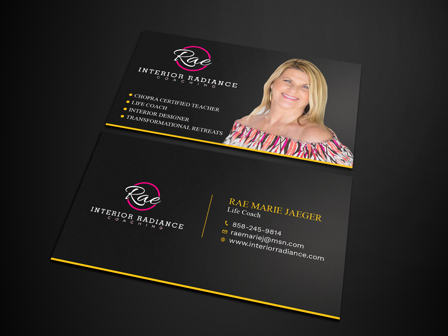 Business Card Design by Tripti Ranjan Gain for Interior Radiance  | Design #23088667