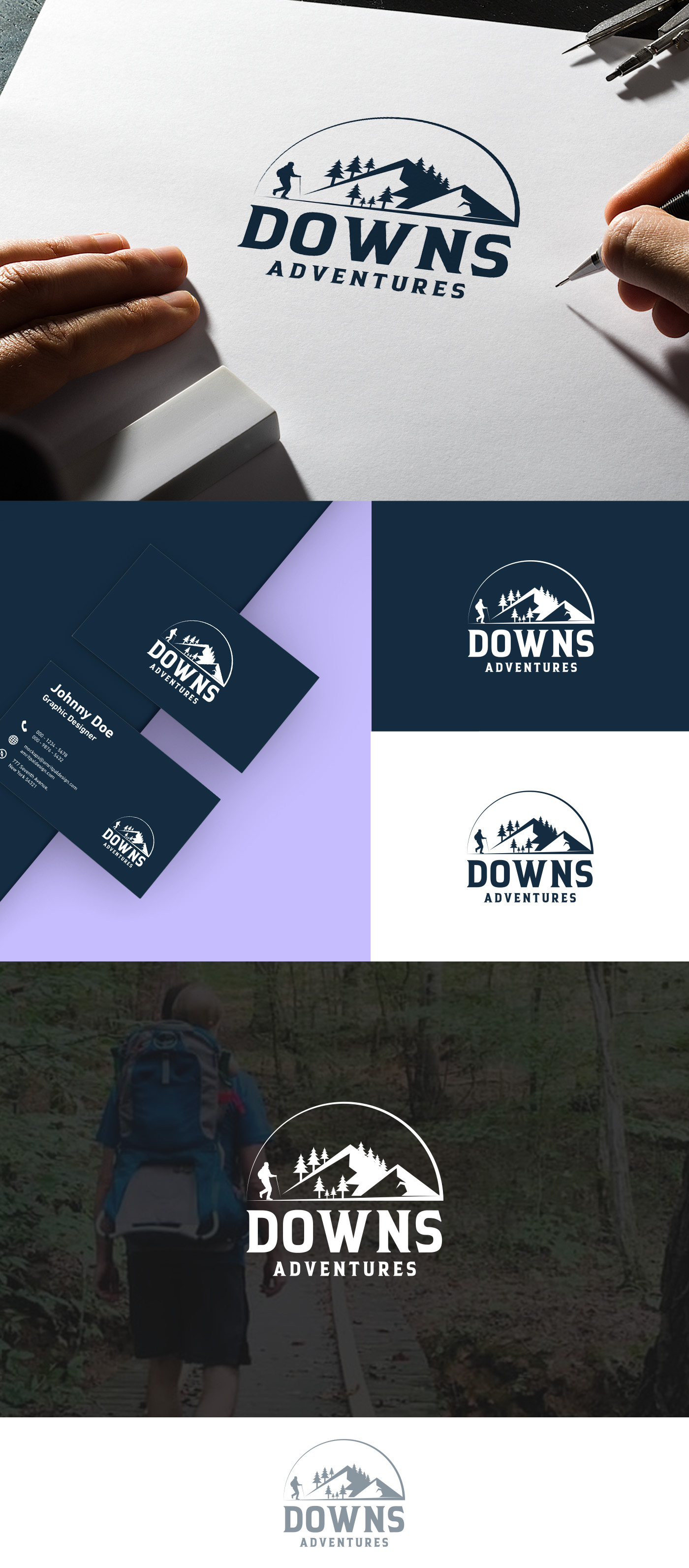 Logo Design by Logo Xtudio for Downs Adventures, LLC | Design #23168876