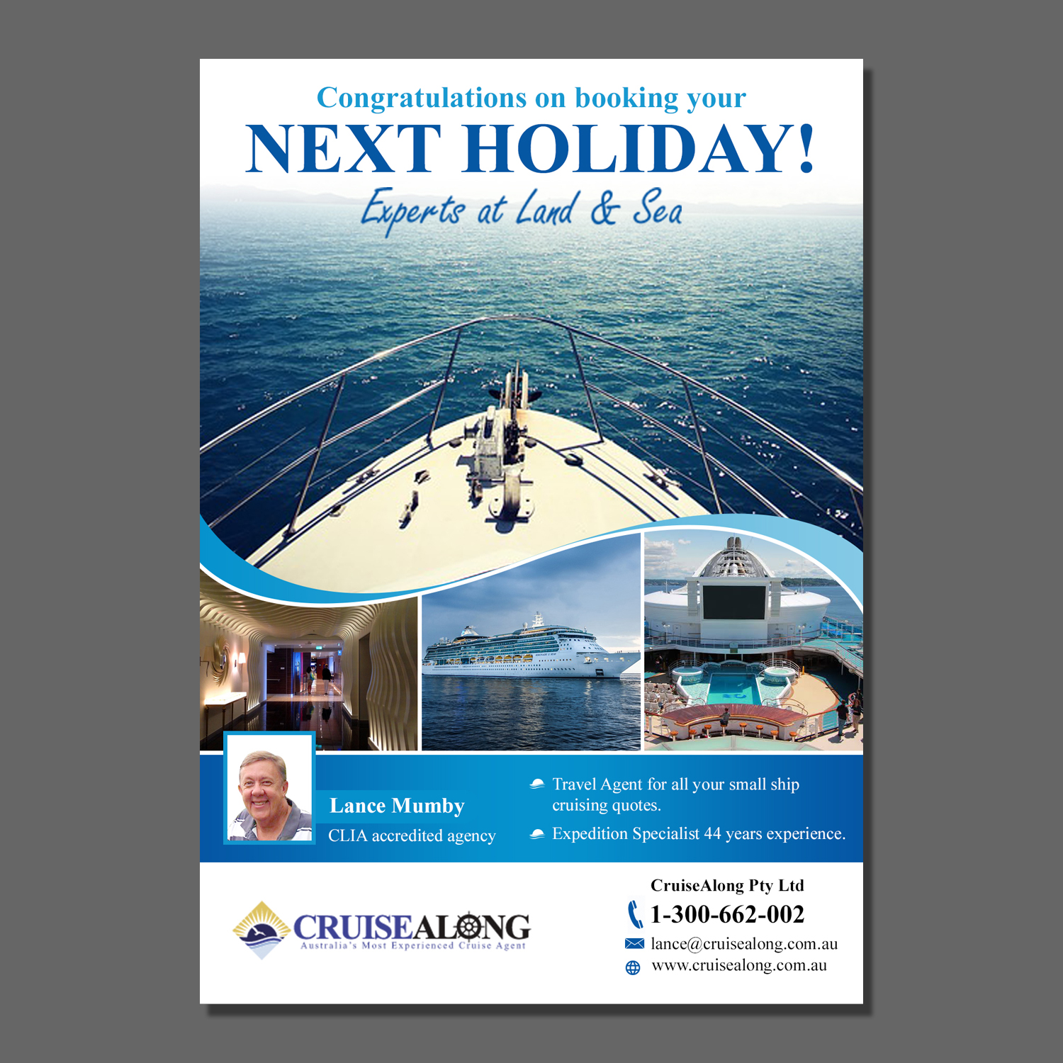 Werbe-Design von aspiremedia für CruiseAlong Pty Ltd | Design #23121610