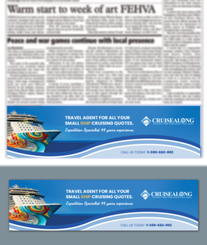 Local Luxury Small Ship Travel Agent | Advertisement Design by BLUE WINGS