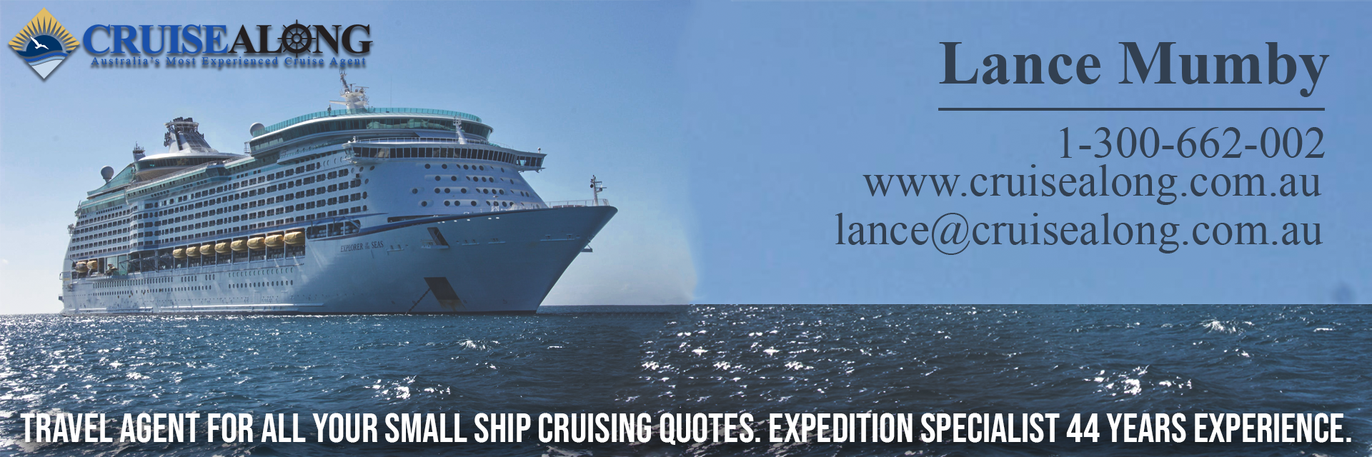 Advertisement Design by dominicci23 for CruiseAlong Pty Ltd | Design #23128979