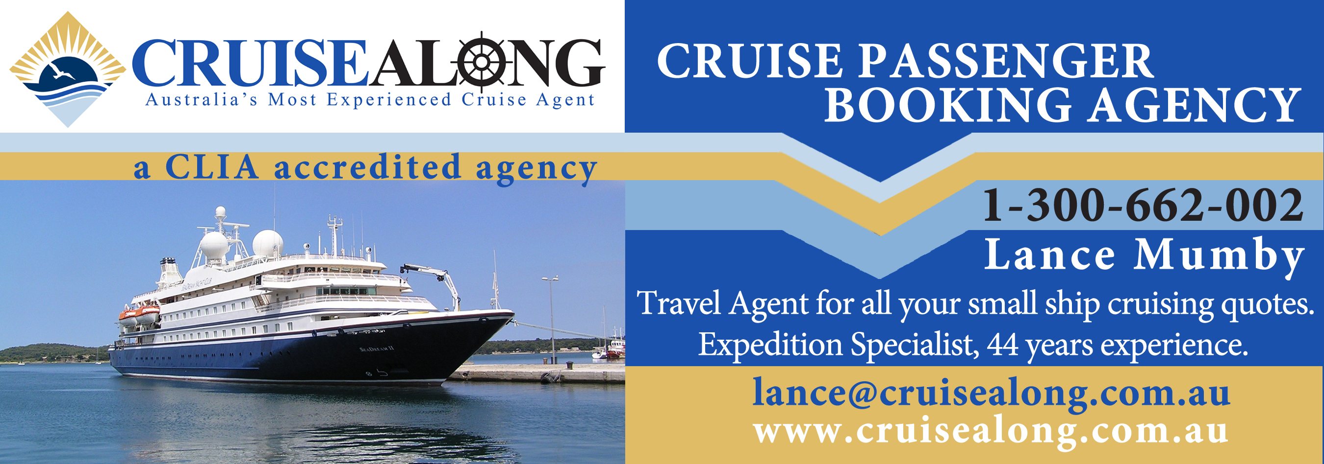 Advertisement Design by Tatyana Tomskaya for CruiseAlong Pty Ltd | Design #23106935