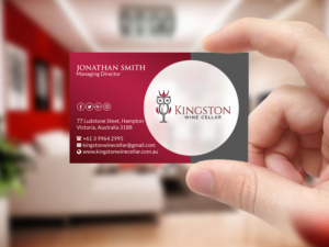 Business Card Design by Creations Box 2015 for Kingston Wine Cellar | Design: #23096078