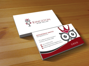 Business Card Design by Creations Box 2015 for Kingston Wine Cellar | Design: #23096080