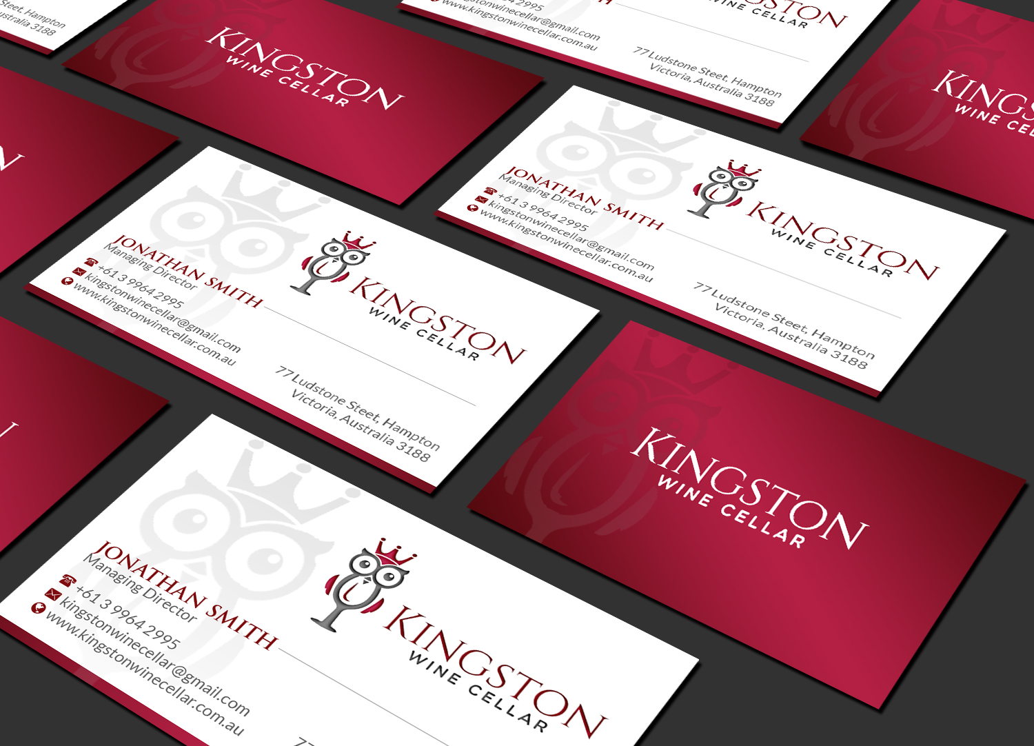 Design de Carte de Visite par Creations Box 2015 pour Kingston Wine Cellar | Design #23096106