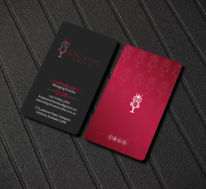 Visitenkarten-Design von Creations Box 2015 für Kingston Wine Cellar | Design #23247727