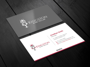 Diseño de Tarjeta de Presentación por LAXMI DESIGNHUB para Kingston Wine Cellar | Diseño: #23085205