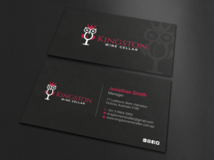 Diseño de Tarjeta de Presentación por LAXMI DESIGNHUB para Kingston Wine Cellar | Diseño: #23085558