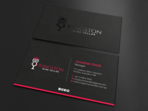 Design de Carte de Visite par LAXMI DESIGNHUB pour Kingston Wine Cellar | Design : #23085636