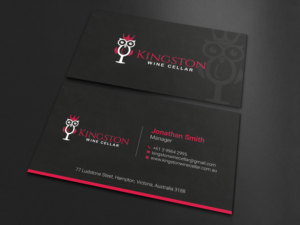 Design de Carte de Visite par LAXMI DESIGNHUB pour Kingston Wine Cellar | Design : #23085641