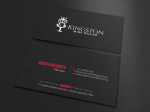 Design de Carte de Visite par LAXMI DESIGNHUB pour Kingston Wine Cellar | Design : #23085804