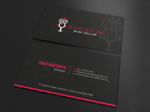 Design de Carte de Visite par LAXMI DESIGNHUB pour Kingston Wine Cellar | Design : #23085807