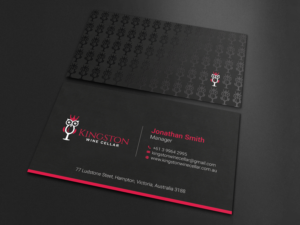 Design de Carte de Visite par LAXMI DESIGNHUB pour Kingston Wine Cellar | Design : #23085880