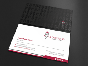 Design de Carte de Visite par LAXMI DESIGNHUB pour Kingston Wine Cellar | Design : #23085888