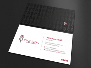 Design de Carte de Visite par LAXMI DESIGNHUB pour Kingston Wine Cellar | Design : #23085889