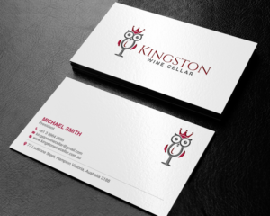 Business Card Design by chandrayaan.creative for Kingston Wine Cellar | Design: #23092685