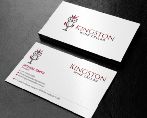 Business Card Design by chandrayaan.creative for Kingston Wine Cellar | Design: #23092686