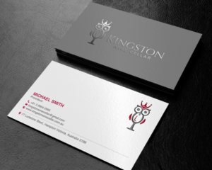 Business Card Design by chandrayaan.creative for Kingston Wine Cellar | Design: #23092687