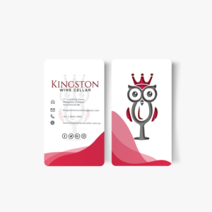 Visitenkarten-Design von techteam761 für Kingston Wine Cellar | Design #23121909