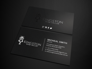 Diseño de Tarjeta de Presentación por Tripti Ranjan Gain para Kingston Wine Cellar | Diseño: #23085235