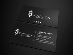 Diseño de Tarjeta de Presentación por Tripti Ranjan Gain para Kingston Wine Cellar | Diseño: #23085236