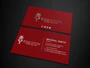 Diseño de Tarjeta de Presentación por Tripti Ranjan Gain para Kingston Wine Cellar | Diseño: #23085239