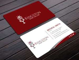 Business Card Design by Tripti Ranjan Gain for Kingston Wine Cellar | Design: #23085264