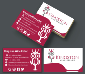 Morden, Creative, Unique, Independent Wine Shop | Diseño de Tarjeta de Presentación por CreativeFeather