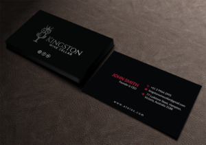 Diseño de Tarjeta de Presentación por Musa. A para Kingston Wine Cellar | Diseño: #23087211