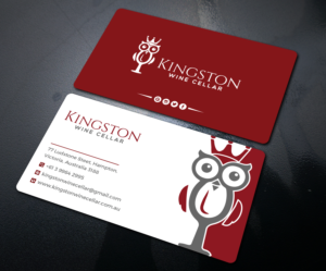 Business Card Design by Uttom 2 for Kingston Wine Cellar | Design: #23106665