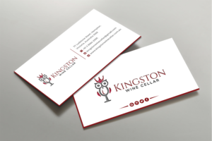 Business Card Design by Uttom 2 for Kingston Wine Cellar | Design: #23106666