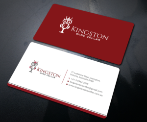 Business Card Design by Uttom 2 for Kingston Wine Cellar | Design: #23134448