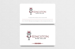 Business Card Design by Uttom 2 for Kingston Wine Cellar | Design: #23134479
