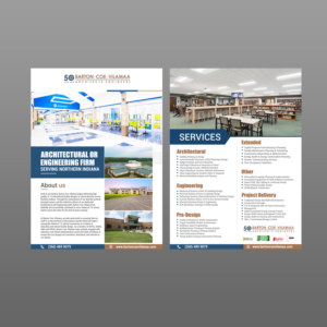 Two-Sided Flyer - Architectural and Engineering Firm | Design de Papeterie par Schöpfer