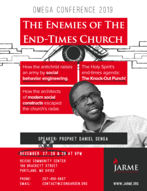 Omega Conference 2019 Enemies of the End-Times Church Flyer  | Flyer Design by nicholash