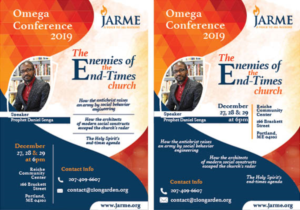 Omega Conference 2019 Enemies of the End-Times Church Flyer  | Flyer Design by Brigitte Melissa B