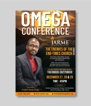 Omega Conference 2019 Enemies of the End-Times Church Flyer  | Flyer Design by SAI DESIGNS